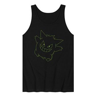 Men's Pokemon Gengar Face Tank Top