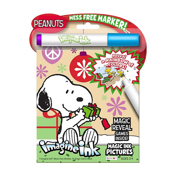 Peanuts Snoopy Christmas Imagine Ink & Mess Free Marker Set