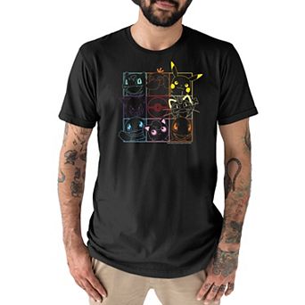 Men's Pokemon Character Grid Tee