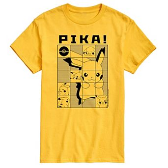 Men's Pokemon Pika Squares Tee