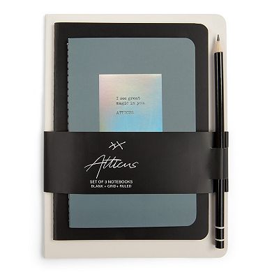 Atticus Notebook Set with Pencil