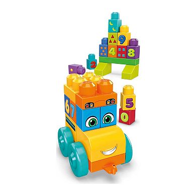 MEGA BLOKS 123 Counting Bus Preschool Building Set to Learn Numbers