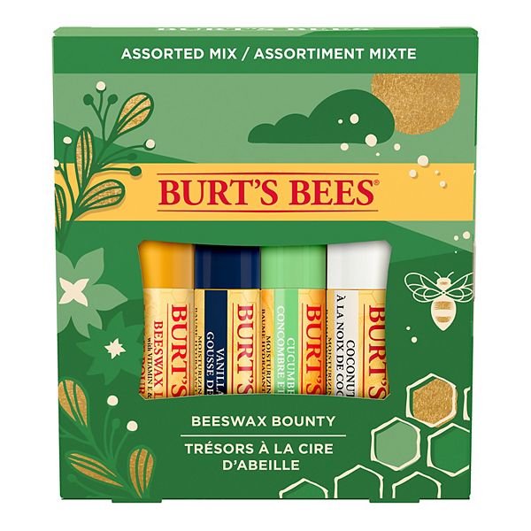 Burt's Bees Bounty Assorted Mix Lip Balm Holiday Gift Set 4-pk.