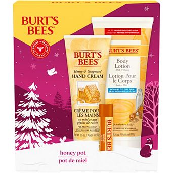 Burt's Bees Honey Pot Holiday Gift Set 3 pk