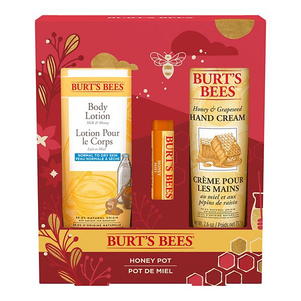 Burt's Bees Honey Pot Holiday Gift Set 3-pk.