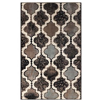 Superior Viking Geometric Trellis Modern Area Rug