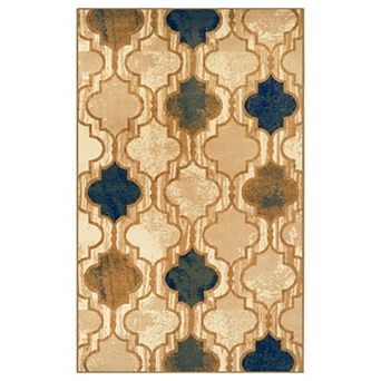 Superior Viking Geometric Trellis Modern Area Rug