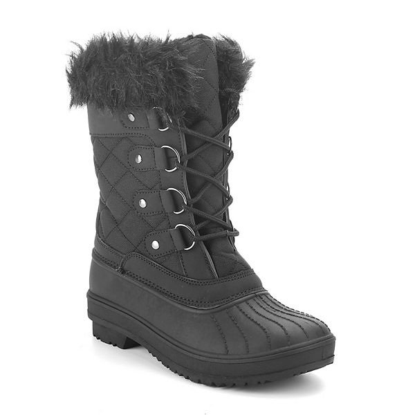 Polar Armor Women s Faux Fur Winter Boots