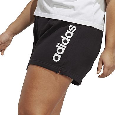 Plus Size adidas Essentials Linear French Terry Shorts