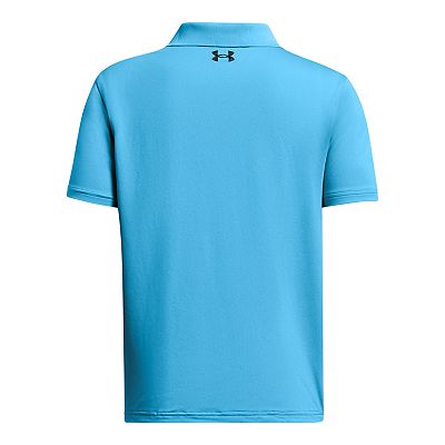 Boys Under Armour Performance Polo Small Black