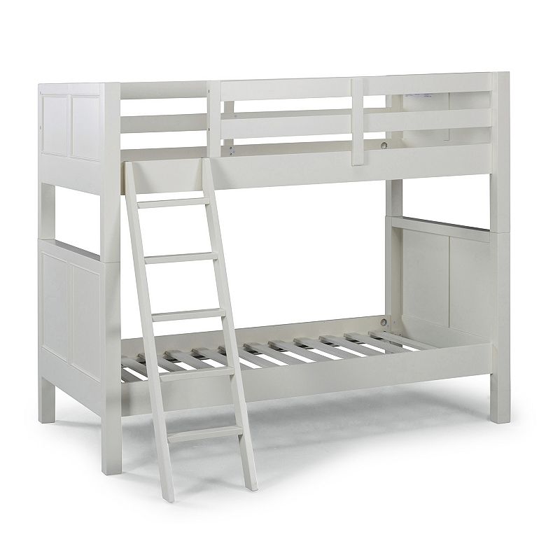 Naples Twin Over Twin Bunk Bed, White