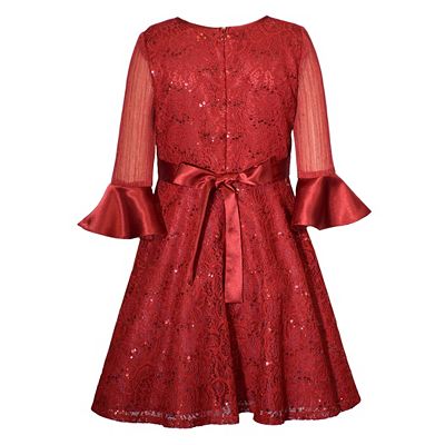 bonnie jean long sleeve dress Amazon.com: Bonnie Jean Holiday Christmas Dress