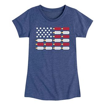 Girls 7-16 Americana Dessert Flag Tee