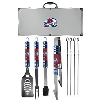 Colorado Avalanche Tailgater 8 pc BBQ Grill Set