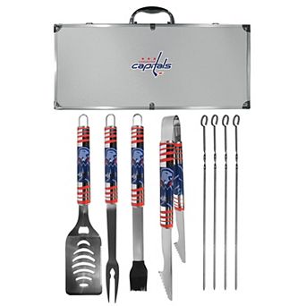 Washington Capitals Tailgater 8 pc BBQ Grill Set