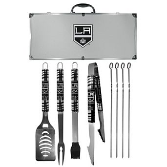 Los Angeles Kings Tailgater 8 pc BBQ Grill Set