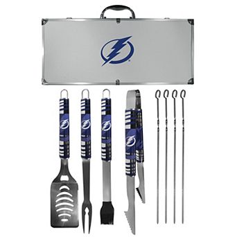 Tampa Bay Lightning Tailgater 8 pc BBQ Grill Set