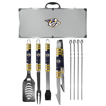 Nashville Predators Tailgater 8 pc BBQ Grill Set