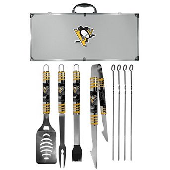 Pittsburgh Penguins Tailgater 8 pc BBQ Grill Set