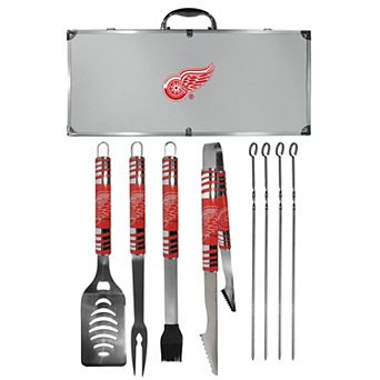 Detroit Red Wings Tailgater 8 pc BBQ Grill Set