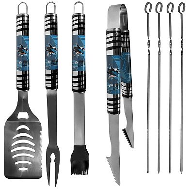 San Jose Sharks Tailgater 8-Piece BBQ Grill Set