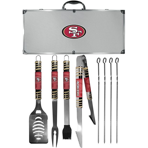 San Francisco 49ers Tailgater 8-Piece BBQ Grill Set