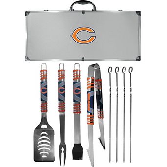 Chicago Bears Tailgater 8 pc BBQ Grill Set