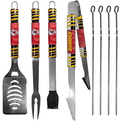 Kansas City Chiefs Tailgater 8-Piece BBQ Grill Set