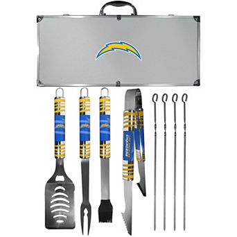 Los Angeles Chargers Tailgater 8 pc BBQ Grill Set