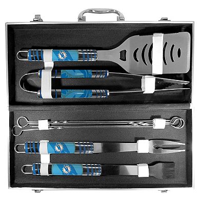 Miami Dolphins Tailgater 8-Piece BBQ Grill Set