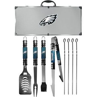 Philadelphia Eagles Tailgater 8 pc BBQ Grill Set