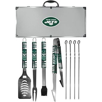 New York Jets Tailgater 8 pc BBQ Grill Set