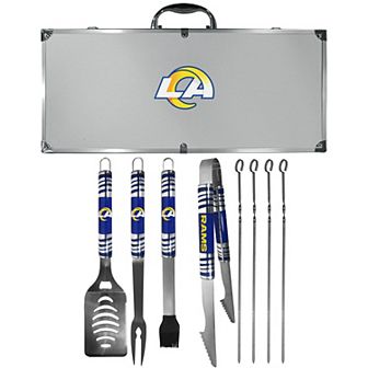 Los Angeles Rams Tailgater 8 pc BBQ Grill Set