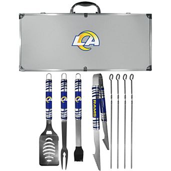 Los Angeles Rams Tailgater 8 pc BBQ Grill Set