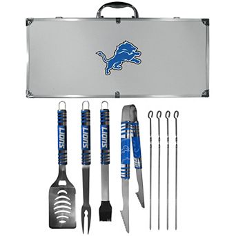 Detroit Lions Tailgater 8 pc BBQ Grill Set