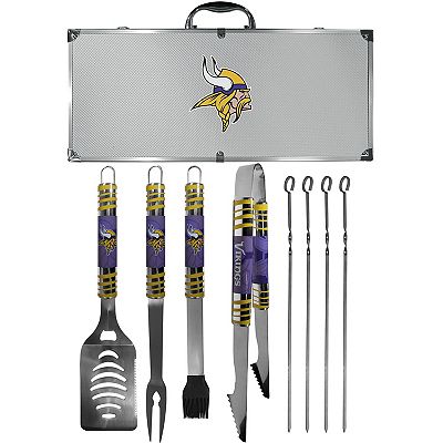 Minnesota Vikings Tailgater 8-Piece BBQ Grill Set