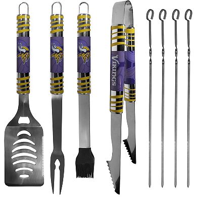 Minnesota Vikings Tailgater 8-Piece BBQ Grill Set