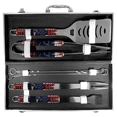New England Patriots Tailgater 8-Piece BBQ Grill Set