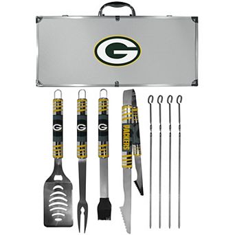 Green Bay Packers Tailgater 8 pc BBQ Grill Set