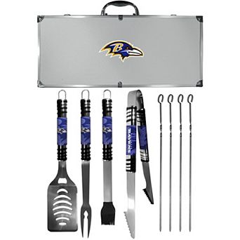 Baltimore Ravens Tailgater 8 pc BBQ Grill Set