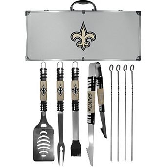 New Orleans Saints Tailgater 8 pc BBQ Grill Set