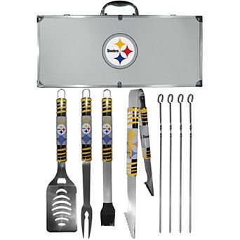 Pittsburgh Steelers Tailgater 8 pc BBQ Grill Set
