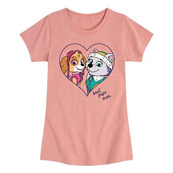 Girls 7-16 Paw Patrol Best Pups Ever Tee