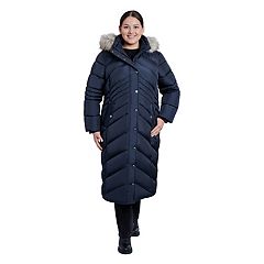 Ankle length quilted on sale coat