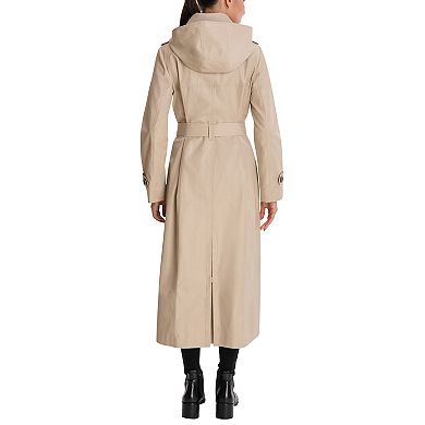 Women's London Fog Maxi Trench Coat