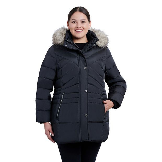 Kohl's women's cheap plus size coats