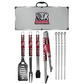 Alabama Crimson Tide Tailgater 8 pc BBQ Grill Set