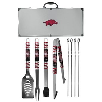 Arkansas Razorbacks Tailgater 8 pc BBQ Grill Set