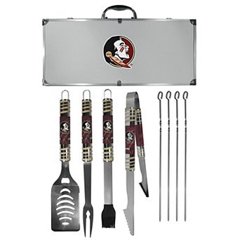 Florida State Seminoles Tailgater 8 pc BBQ Grill Set