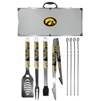 Iowa Hawkeyes Tailgater 8 pc BBQ Grill Set